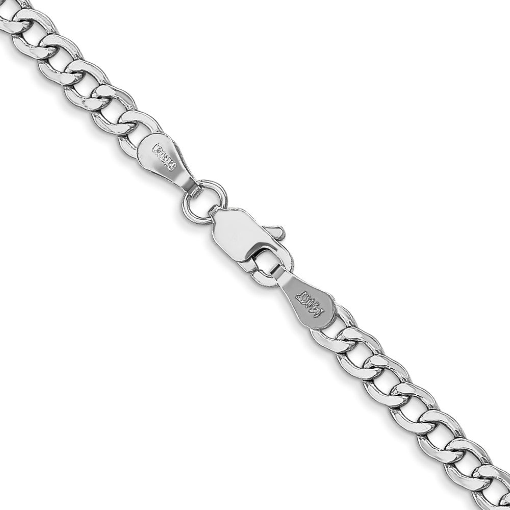 Semi-Solid Curb with Lobster Clasp Chain - WBC