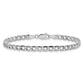 Semi-Solid Curb with Lobster Clasp Bracelet - WBC