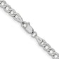 Semi-Solid Curb with Lobster Clasp Chain - WBC