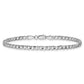 Semi-Solid Curb with Lobster Clasp Bracelet - WBC