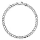 Semi-Solid Curb with Lobster Clasp Bracelet - WBC