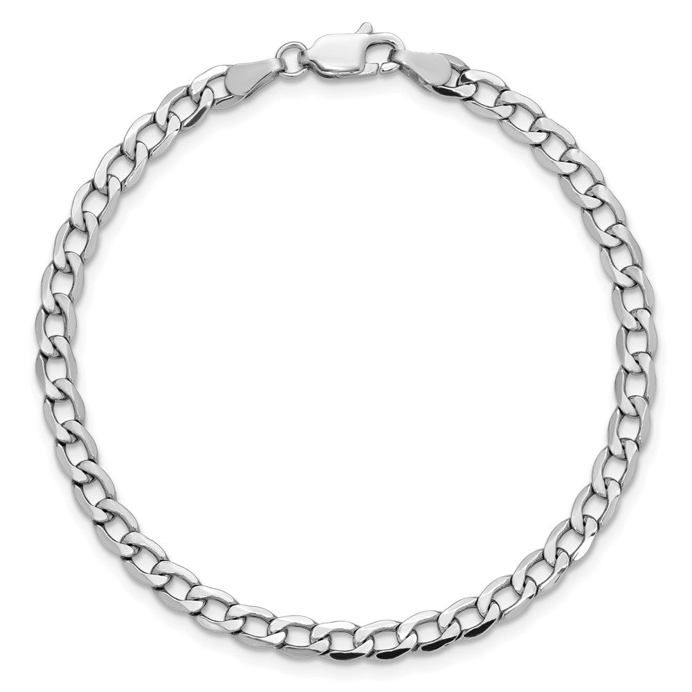 Semi-Solid Curb with Lobster Clasp Bracelet - WBC