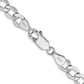 Semi-Solid Curb with Lobster Clasp Chain - WBC