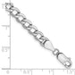 Semi-Solid Curb with Lobster Clasp Bracelet - WBC