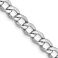 Semi-Solid Curb with Lobster Clasp Chain - WBC