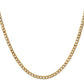 Semi-Solid Curb with Lobster Clasp Chain - WBC