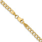 Semi-Solid Curb with Lobster Clasp Chain - WBC