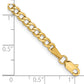 Semi-Solid Curb with Lobster Clasp Bracelet - WBC