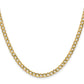 Semi-Solid Curb with Lobster Clasp Chain - WBC