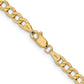 Semi-Solid Curb with Lobster Clasp Chain - WBC