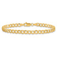 Semi-Solid Curb with Lobster Clasp Bracelet - WBC
