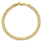 Semi-Solid Curb with Lobster Clasp Bracelet - WBC