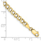 Semi-Solid Curb with Lobster Clasp Bracelet - WBC