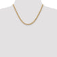 Semi-Solid Curb with Lobster Clasp Chain - WBC
