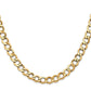 Semi-Solid Curb with Lobster Clasp Chain - WBC
