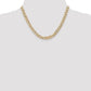 Semi-Solid Curb with Lobster Clasp Chain - WBC