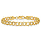 Semi-Solid Curb with Lobster Clasp Bracelet - WBC