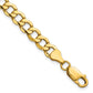 Semi-Solid Curb with Lobster Clasp Bracelet - WBC