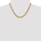 Semi-Solid Curb with Lobster Clasp Chain - WBC