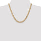 Semi-Solid Curb with Lobster Clasp Chain - WBC