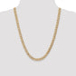Semi-Solid Curb with Lobster Clasp Chain - WBC