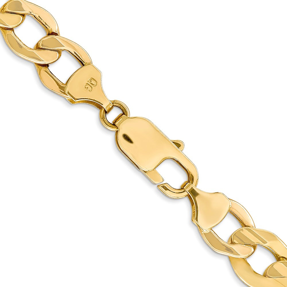 Semi-Solid Curb with Lobster Clasp Chain - WBC
