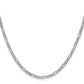 Semi-Solid Figaro with Lobster Clasp Chain - WBC