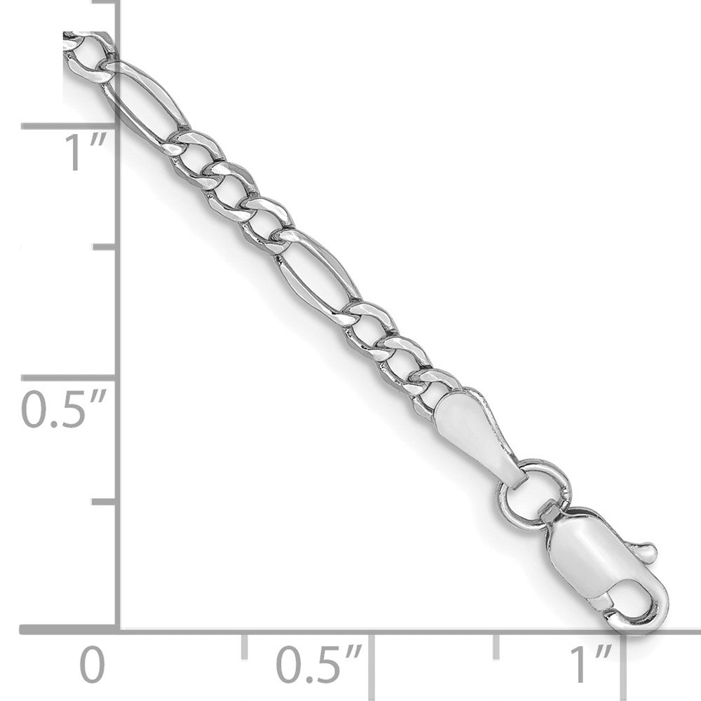 Semi-Solid Figaro with Lobster Clasp Bracelet - WBC