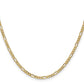 Semi-Solid Figaro with Lobster Clasp Chain - WBC