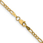 Semi-Solid Figaro with Lobster Clasp Chain - WBC