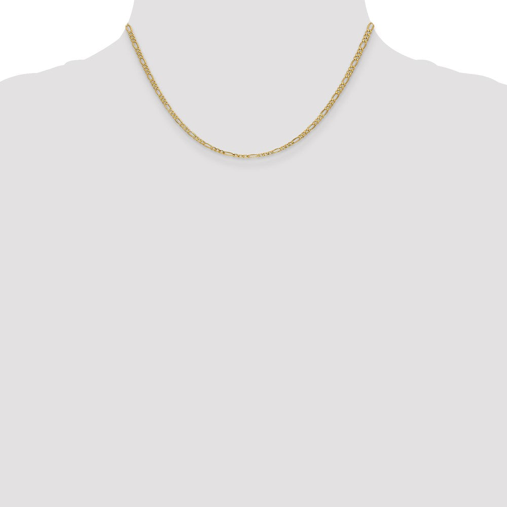 Semi-Solid Figaro with Lobster Clasp Chain - WBC