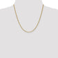 Semi-Solid Figaro with Lobster Clasp Chain - WBC