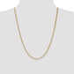 Semi-Solid Figaro with Lobster Clasp Chain - WBC