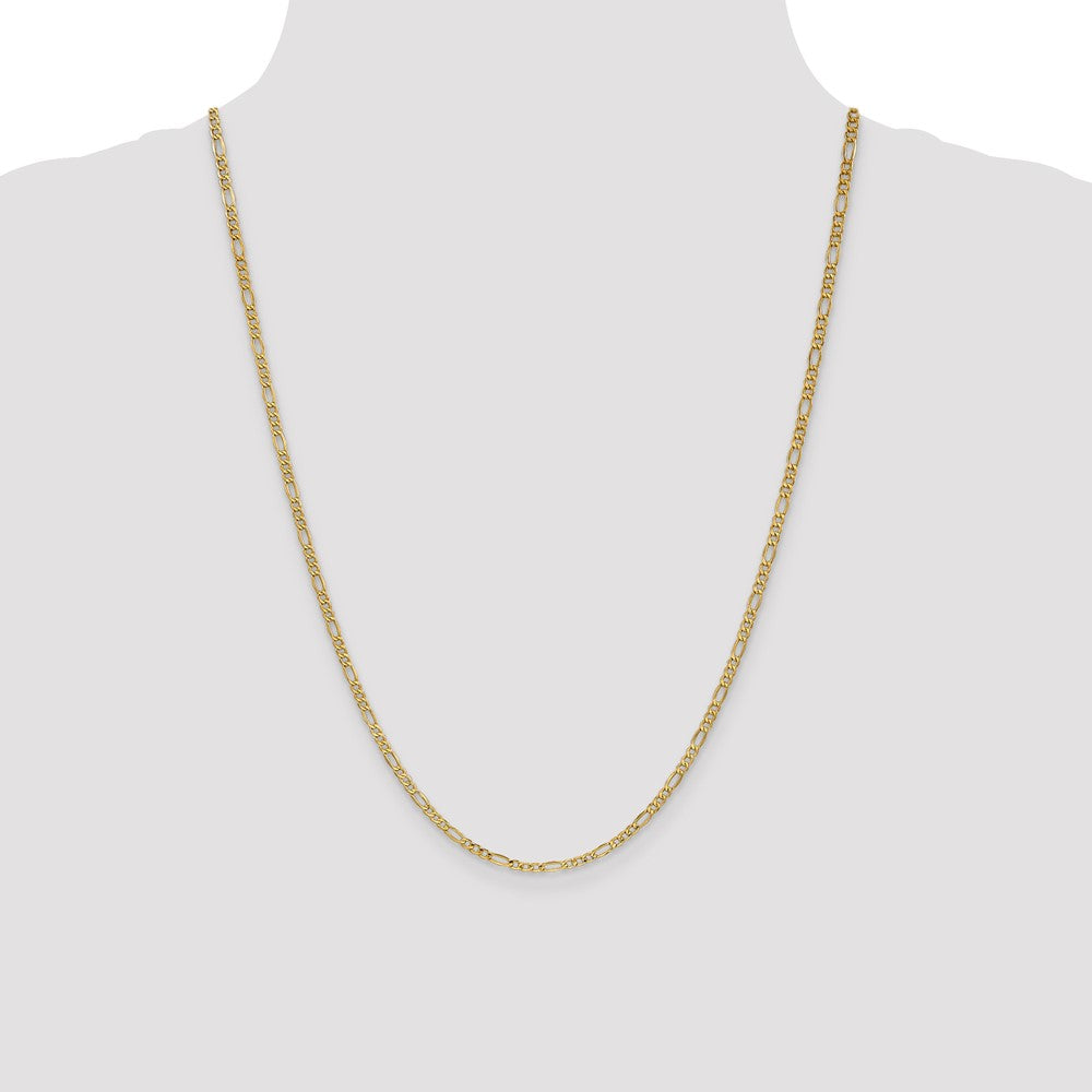Semi-Solid Figaro with Lobster Clasp Chain - WBC