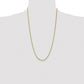 Semi-Solid Figaro with Lobster Clasp Chain - WBC