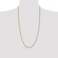 Semi-Solid Figaro with Lobster Clasp Chain - WBC