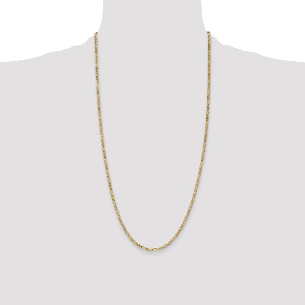 Semi-Solid Figaro with Lobster Clasp Chain - WBC
