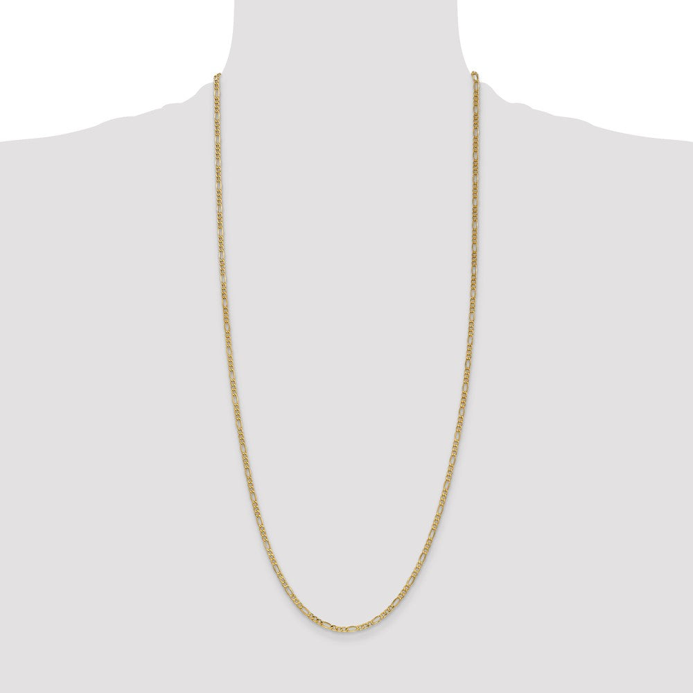 Semi-Solid Figaro with Lobster Clasp Chain - WBC