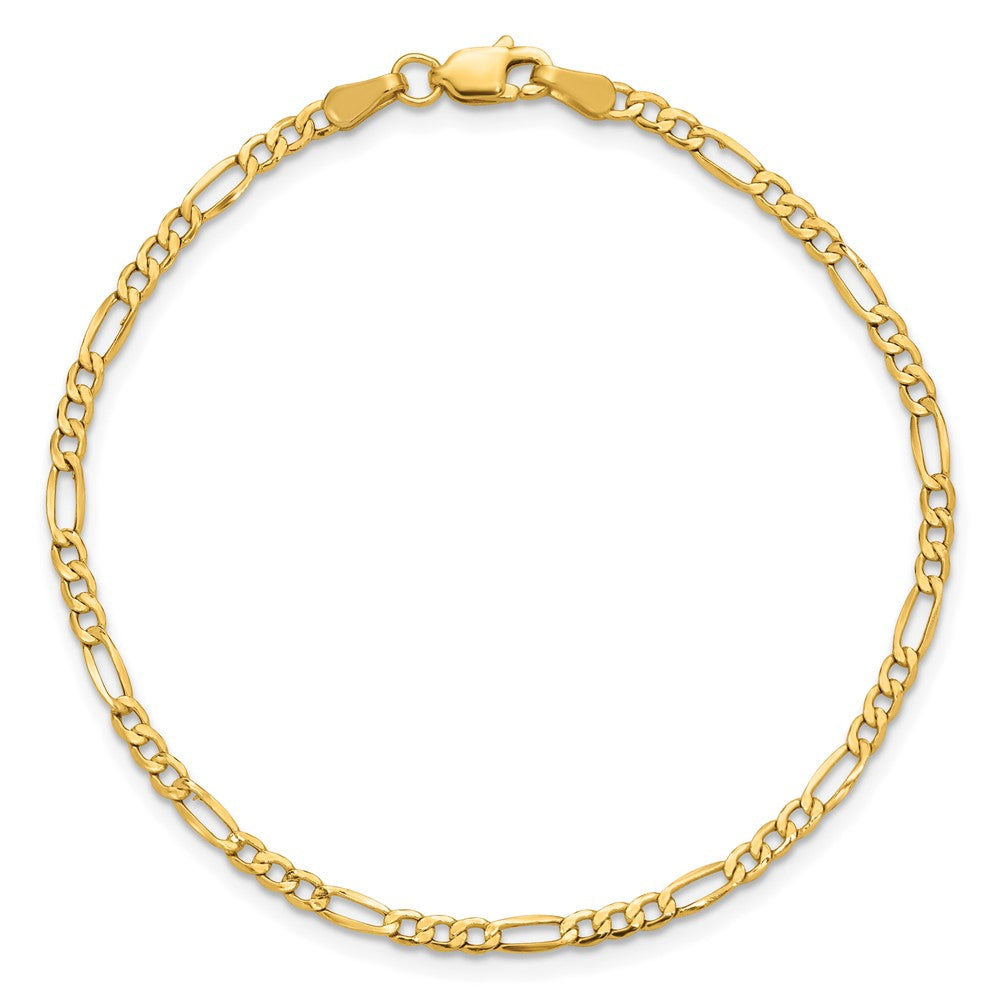 Semi-Solid Figaro with Lobster Clasp Anklet - WBC