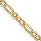Semi-Solid Figaro with Lobster Clasp Chain - WBC