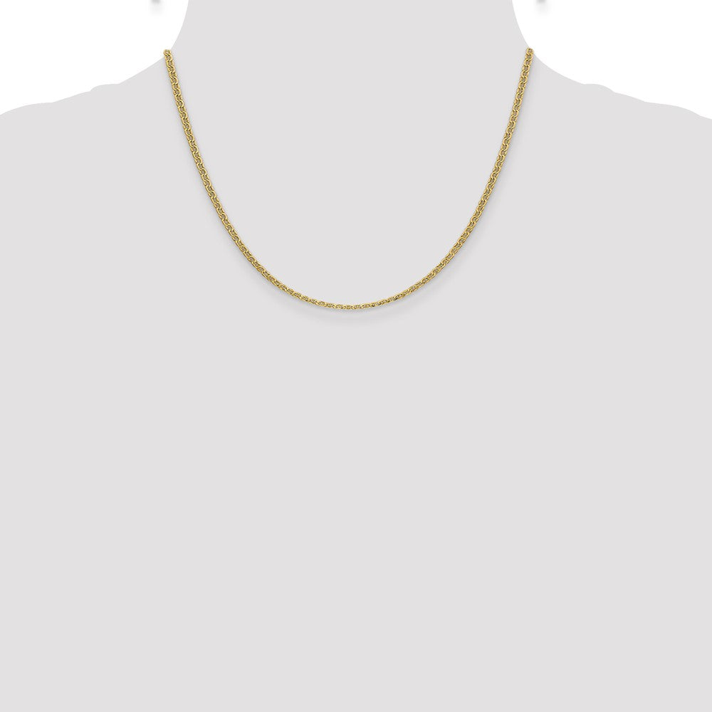 Semi-Solid Anchor with Spring Ring Clasp Chain - WBC