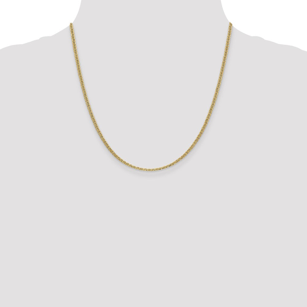 Semi-Solid Anchor with Spring Ring Clasp Chain - WBC