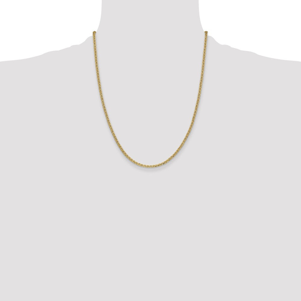 Semi-Solid Anchor with Spring Ring Clasp Chain - WBC