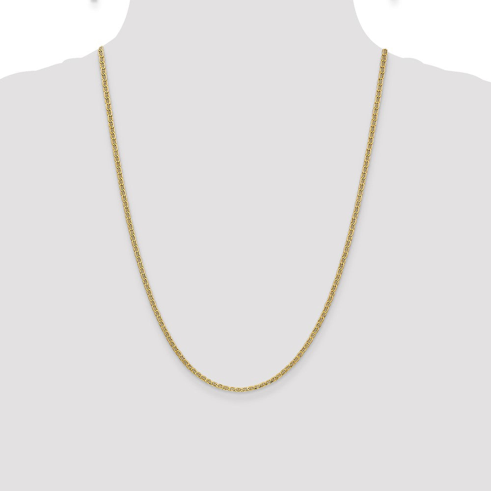 Semi-Solid Anchor with Spring Ring Clasp Chain - WBC