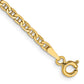 Semi-Solid Anchor with Spring Ring Clasp Anklet - WBC