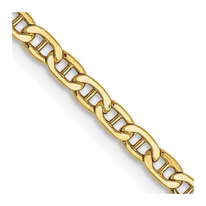 Semi-Solid Anchor with Spring Ring Clasp Chain - WBC