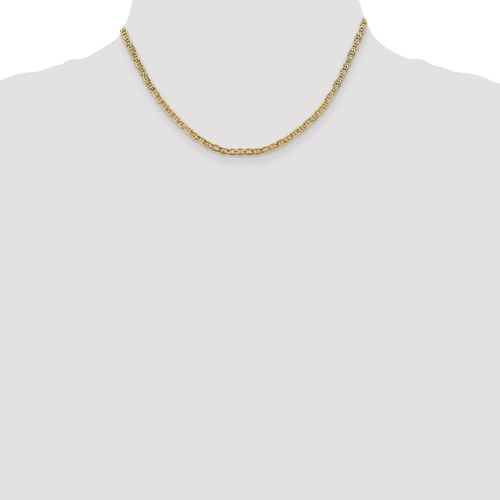 Semi-Solid Anchor with Lobster Clasp Chain - WBC