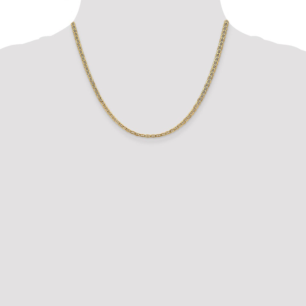 Semi-Solid Anchor with Lobster Clasp Chain - WBC