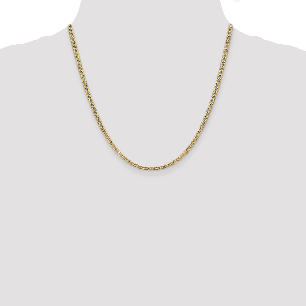 Semi-Solid Anchor with Lobster Clasp Chain - WBC