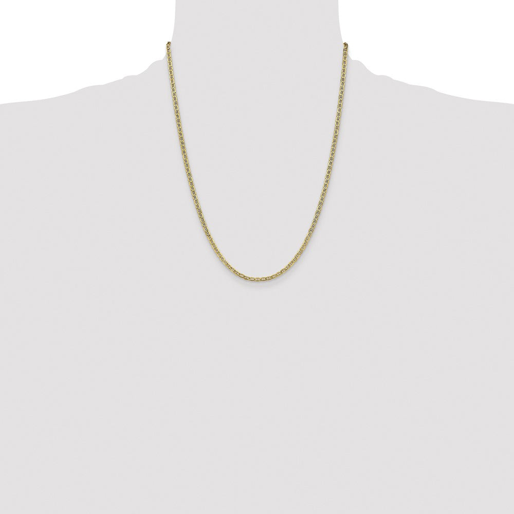 Semi-Solid Anchor with Lobster Clasp Chain - WBC